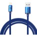 Дата кабель USB 2.0 AM to Lightning 2.0m 2.4A blue Baseus (CAJY000103) Дата кабель USB 2.0 AM to Lightning 2.0m 2.4A blue Baseus (CAJY000103)