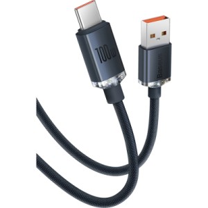 Дата кабель USB 2.0 AM to USB-C 1.2m 100W black Baseus (CAJY000401)