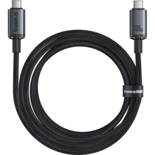 Дата кабель USB-C to USB-C 1.5m 100W USB3.2 20Gb black Baseus (P10318204111-00)
