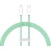 Дата кабель USB-C to Lightning 2.0m 20W green Baseus (CALD000106) Дата кабель USB-C to Lightning 2.0m 20W green Baseus (CALD000106)