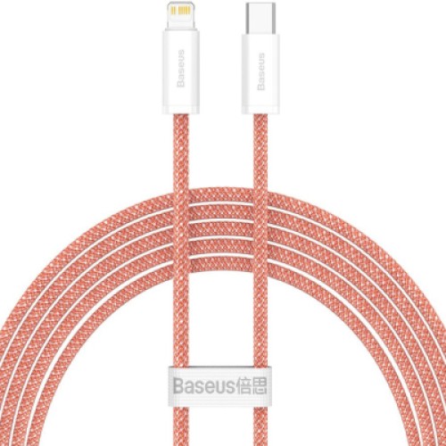 Дата кабель USB-C to Lightning 2.0m 20W orange Baseus (CALD000107) Дата кабель USB-C to Lightning 2.0m 20W orange Baseus (CALD000107)
