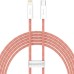 Дата кабель USB-C to Lightning 2.0m 20W orange Baseus (CALD000107) Дата кабель USB-C to Lightning 2.0m 20W orange Baseus (CALD000107)