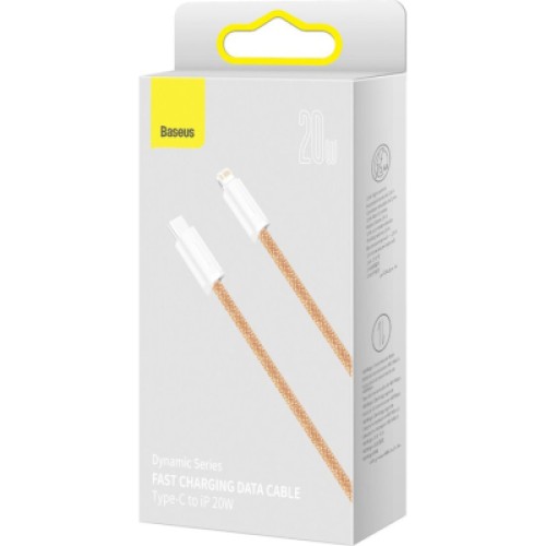 Дата кабель USB-C to Lightning 2.0m 20W orange Baseus (CALD000107) Дата кабель USB-C to Lightning 2.0m 20W orange Baseus (CALD000107)