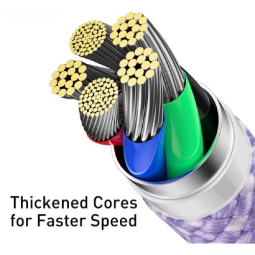 Дата кабель USB-C to Lightning 2.0m 20W purple Baseus (CALD000105) Дата кабель USB-C to Lightning 2.0m 20W purple Baseus (CALD000105)