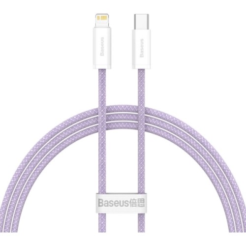 Дата кабель USB-C to Lightning 2.0m 20W purple Baseus (CALD000105) Дата кабель USB-C to Lightning 2.0m 20W purple Baseus (CALD000105)