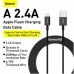 Дата кабель USB 2.0 AM to Lightning 2.0m 2.4A black Baseus (CALYS-C01) Дата кабель USB 2.0 AM to Lightning 2.0m 2.4A black Baseus (CALYS-C01)