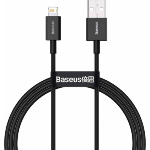 Дата кабель USB 2.0 AM to Lightning 2.0m 2.4A black Baseus (CALYS-C01) Дата кабель USB 2.0 AM to Lightning 2.0m 2.4A black Baseus (CALYS-C01)