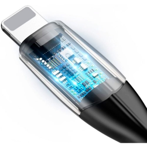 Дата кабель USB 2.0 AM to Lightning 2.0m 1.5A black Baseus (CALSP-C01) Дата кабель USB 2.0 AM to Lightning 2.0m 1.5A black Baseus (CALSP-C01)