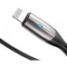 Дата кабель USB 2.0 AM to Lightning 2.0m 1.5A black Baseus (CALSP-C01) Дата кабель USB 2.0 AM to Lightning 2.0m 1.5A black Baseus (CALSP-C01)