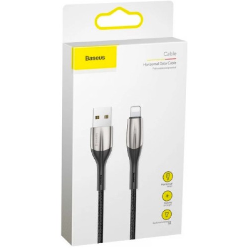 Дата кабель USB 2.0 AM to Lightning 2.0m 1.5A black Baseus (CALSP-C01) Дата кабель USB 2.0 AM to Lightning 2.0m 1.5A black Baseus (CALSP-C01)