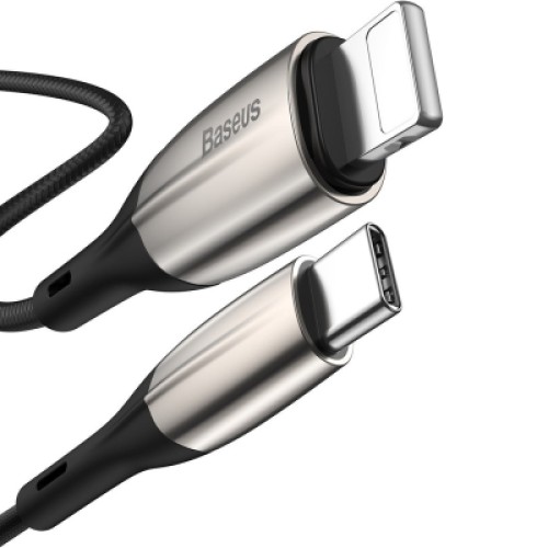 Дата кабель USB-C to Lightning 1.0m 18W black Baseus (CATLSP-01) Дата кабель USB-C to Lightning 1.0m 18W black Baseus (CATLSP-01)