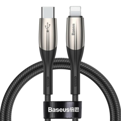 Дата кабель USB-C to Lightning 1.0m 18W black Baseus (CATLSP-01) Дата кабель USB-C to Lightning 1.0m 18W black Baseus (CATLSP-01)