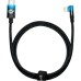 Дата кабель USB-C to Lightning 1.0m 20W 90° corner black/blue Baseus (CAVP000221) Дата кабель USB-C to Lightning 1.0m 20W 90° corner black/blue Baseus (CAVP000221)