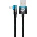 Дата кабель USB 2.0 AM to Lightning 2.0m 2.4A 90° corner black/blue Baseus (CAVP000121) Дата кабель USB 2.0 AM to Lightning 2.0m 2.4A 90° corner black/blue Baseus (CAVP000121)