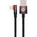 Дата кабель USB 2.0 AM to Lightning 2.0m 2.4A 90° corner black/red Baseus (CAVP000120) Дата кабель USB 2.0 AM to Lightning 2.0m 2.4A 90° corner black/red Baseus (CAVP000120)