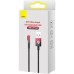 Дата кабель USB 2.0 AM to Lightning 2.0m 2.4A 90° corner black/red Baseus (CAVP000120) Дата кабель USB 2.0 AM to Lightning 2.0m 2.4A 90° corner black/red Baseus (CAVP000120)