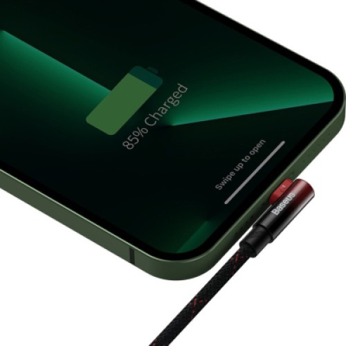 Дата кабель USB 2.0 AM to Lightning 2.0m 2.4A 90° corner black/red Baseus (CAVP000120) Дата кабель USB 2.0 AM to Lightning 2.0m 2.4A 90° corner black/red Baseus (CAVP000120)
