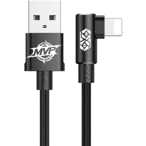 Дата кабель USB 2.0 AM to Lightning 2.0m 1.5A 90° corner black Baseus (CALMVP-A01) Дата кабель USB 2.0 AM to Lightning 2.0m 1.5A 90° corner black Baseus (CALMVP-A01)