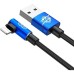 Дата кабель USB 2.0 AM to Lightning 2.0m 1.5A 90° corner blue Baseus (CALMVP-A03) Дата кабель USB 2.0 AM to Lightning 2.0m 1.5A 90° corner blue Baseus (CALMVP-A03)