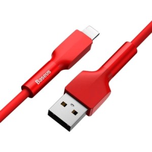 Дата кабель USB 2.0 AM to Lightning 1.0m red Baseus (CALGJ-09)