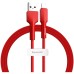 Дата кабель USB 2.0 AM to Lightning 1.0m red Baseus (CALGJ-09) Дата кабель USB 2.0 AM to Lightning 1.0m red Baseus (CALGJ-09)