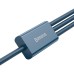 Дата кабель USB 2.0 AM to Lightning + Micro 5P + Type-C 1.5m 3.5A blue Baseus (CAMLTYS-03) Дата кабель USB 2.0 AM to Lightning + Micro 5P + Type-C 1.5m 3.5A blue Baseus (CAMLTYS-03)