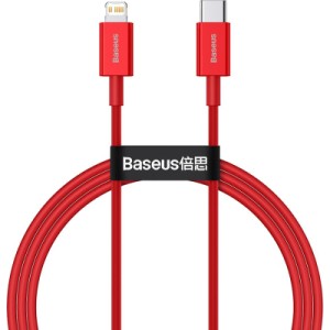 Дата кабель USB-C to Lightning 1.0m 20W red Baseus (CATLYS-A09)