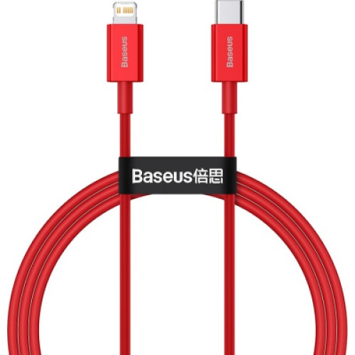 Дата кабель USB-C to Lightning 1.0m 20W red Baseus (CATLYS-A09) Дата кабель USB-C to Lightning 1.0m 20W red Baseus (CATLYS-A09)