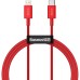 Дата кабель USB-C to Lightning 1.0m 20W red Baseus (CATLYS-A09) Дата кабель USB-C to Lightning 1.0m 20W red Baseus (CATLYS-A09)