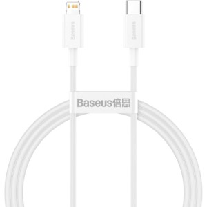 Дата кабель USB-C to Lightning 2.0m 20W white Baseus (CATLYS-C02)