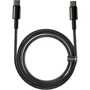 Дата кабель USB-C to USB-C 2.0m 100W black Baseus (CATWJ-A01)