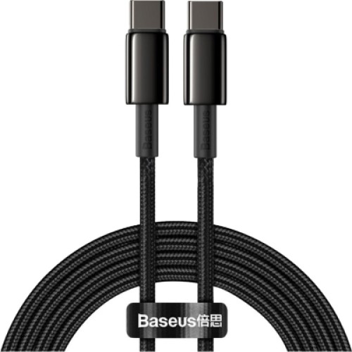 Дата кабель USB-C to USB-C 2.0m 100W black Baseus (CATWJ-A01) Дата кабель USB-C to USB-C 2.0m 100W black Baseus (CATWJ-A01)
