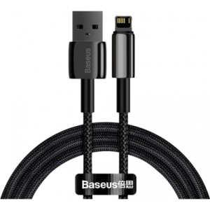 Дата кабель USB 2.0 AM to Lightning 2.0m 2.4A black Baseus (CALWJ-A01)