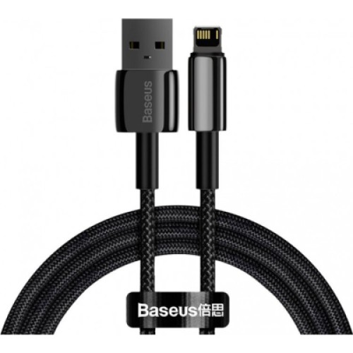 Дата кабель USB 2.0 AM to Lightning 2.0m 2.4A black Baseus (CALWJ-A01) Дата кабель USB 2.0 AM to Lightning 2.0m 2.4A black Baseus (CALWJ-A01)