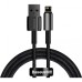 Дата кабель USB 2.0 AM to Lightning 2.0m 2.4A black Baseus (CALWJ-A01) Дата кабель USB 2.0 AM to Lightning 2.0m 2.4A black Baseus (CALWJ-A01)