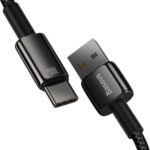 Дата кабель USB 2.0 AM to USB-C 2.0m 100W black Baseus (CAWJ000101)