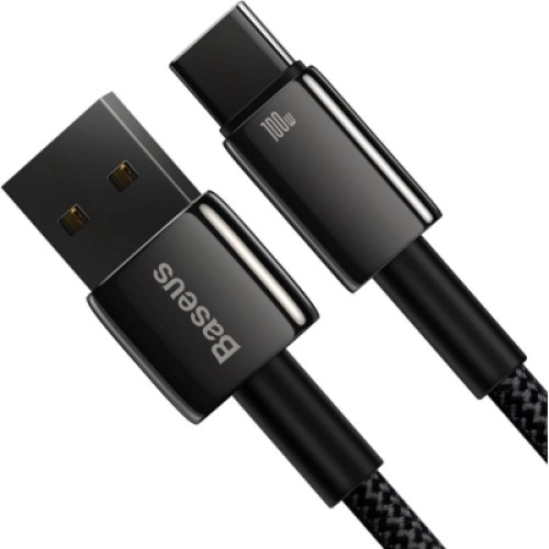 Дата кабель USB 2.0 AM to USB-C 2.0m 100W black Baseus (CAWJ000101)