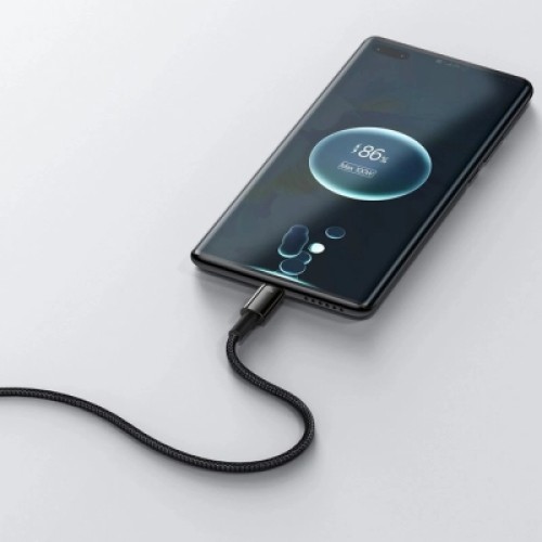 Дата кабель USB 2.0 AM to USB-C 1.0m 100W black Baseus (CAWJ000001) Дата кабель USB 2.0 AM to USB-C 1.0m 100W black Baseus (CAWJ000001)