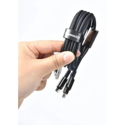 Дата кабель USB 2.0 AM to USB-C 1.0m 100W black Baseus (CAWJ000001) Дата кабель USB 2.0 AM to USB-C 1.0m 100W black Baseus (CAWJ000001)