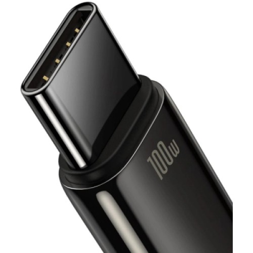Дата кабель USB 2.0 AM to USB-C 1.0m 100W black Baseus (CAWJ000001) Дата кабель USB 2.0 AM to USB-C 1.0m 100W black Baseus (CAWJ000001)