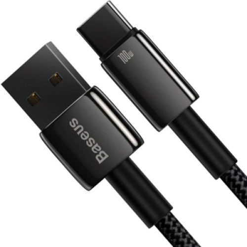 Дата кабель USB 2.0 AM to USB-C 1.0m 100W black Baseus (CAWJ000001) Дата кабель USB 2.0 AM to USB-C 1.0m 100W black Baseus (CAWJ000001)