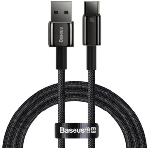 Дата кабель USB 2.0 AM to USB-C 1.0m 100W black Baseus (CAWJ000001)