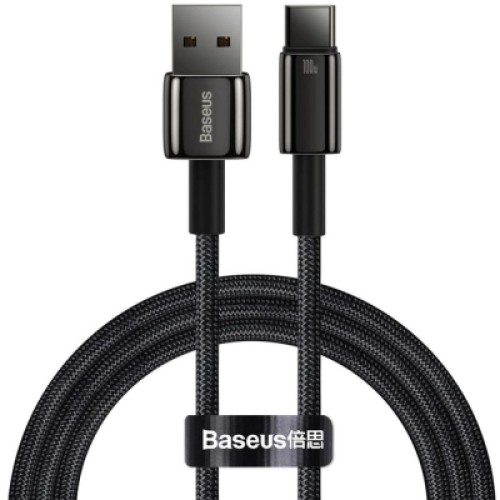 Дата кабель USB 2.0 AM to USB-C 1.0m 100W black Baseus (CAWJ000001) Дата кабель USB 2.0 AM to USB-C 1.0m 100W black Baseus (CAWJ000001)