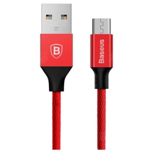 Дата кабель USB 2.0 AM to Micro 5P 1.5m red Baseus (CAMYW-B09) Дата кабель USB 2.0 AM to Micro 5P 1.5m red Baseus (CAMYW-B09)