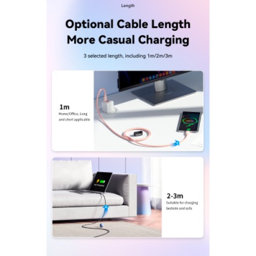 Дата кабель USB-C to USB-C 1.0m 100W black Essager (EXCTT1-WL01-P) Дата кабель USB-C to USB-C 1.0m 100W black Essager (EXCTT1-WL01-P)