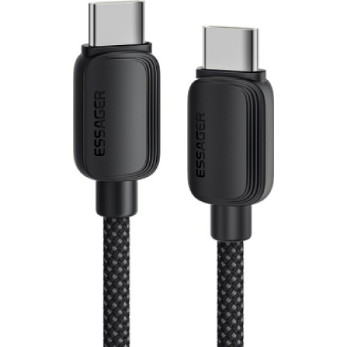 Дата кабель USB-C to USB-C 3.0m 100W black Essager (EXCTT1-WLC01-P)