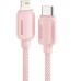 Дата кабель USB-C to Lightning 1.0m 20W pink Essager (EXCTL-WL04-P) Дата кабель USB-C to Lightning 1.0m 20W pink Essager (EXCTL-WL04-P)