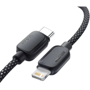 Дата кабель USB-C to Lightning 2.0m 20W black Essager (EXCTL-WLA01-P)