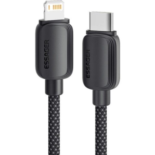 Дата кабель USB-C to Lightning 2.0m 20W black Essager (EXCTL-WLA01-P) Дата кабель USB-C to Lightning 2.0m 20W black Essager (EXCTL-WLA01-P)