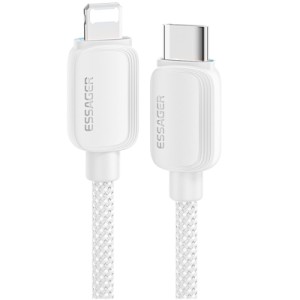 Дата кабель USB-C to Lightning 2.0m 20W white Essager (EXCTL-WLA02-P)